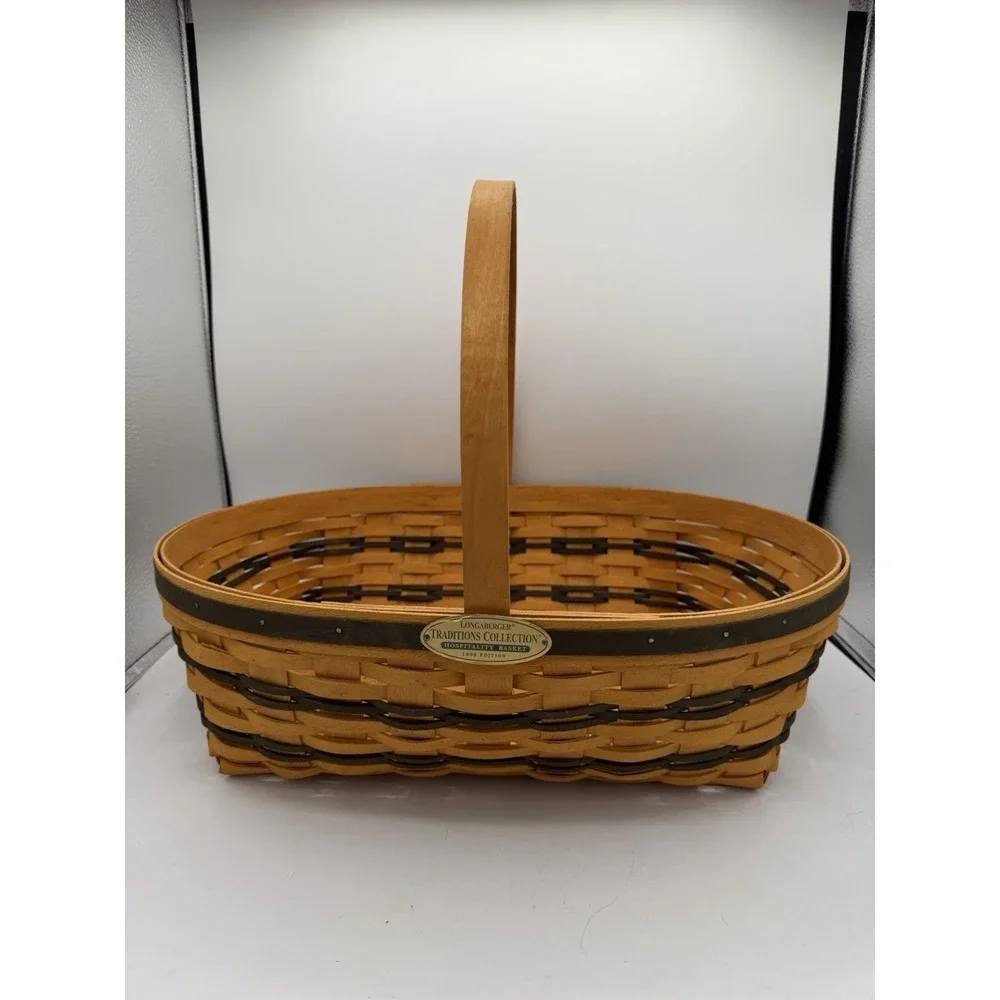 🧺✨Longaberger 1998 Traditions Collection Hospitality Basket–Classic & Timeless!